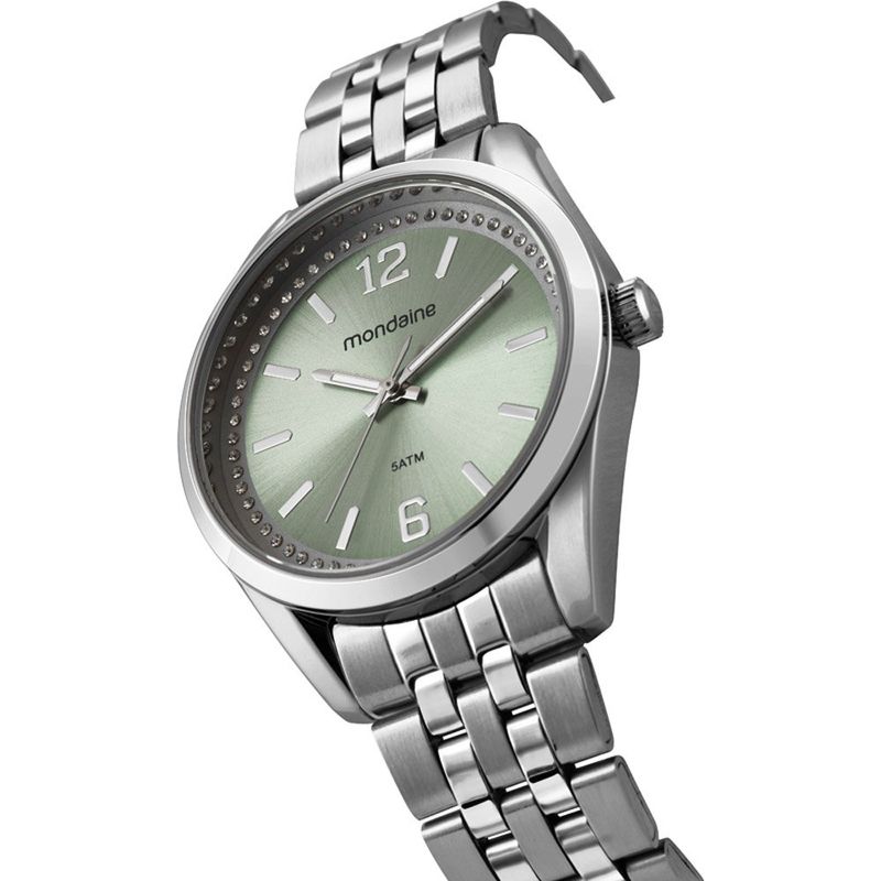 relógio feminino mondaine prata 99872l0mvne2