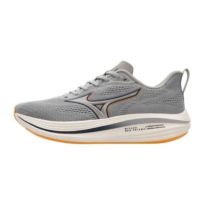 Tênis Corrida Masculino n°42 Mizuno Neo Pryzma Cinza