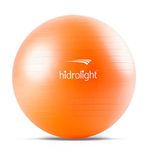 bola de exercícios hidrolight 55cm laranja