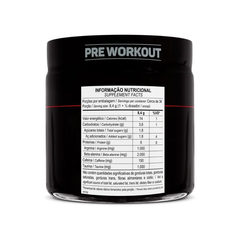 combo mezik pré-treino max titanium hórus 300g frutas vermelhas + creatina 300g max titanium (mp)