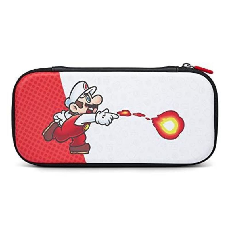 case de proteção para nintendo switch powera oled mario fire ball (mp)