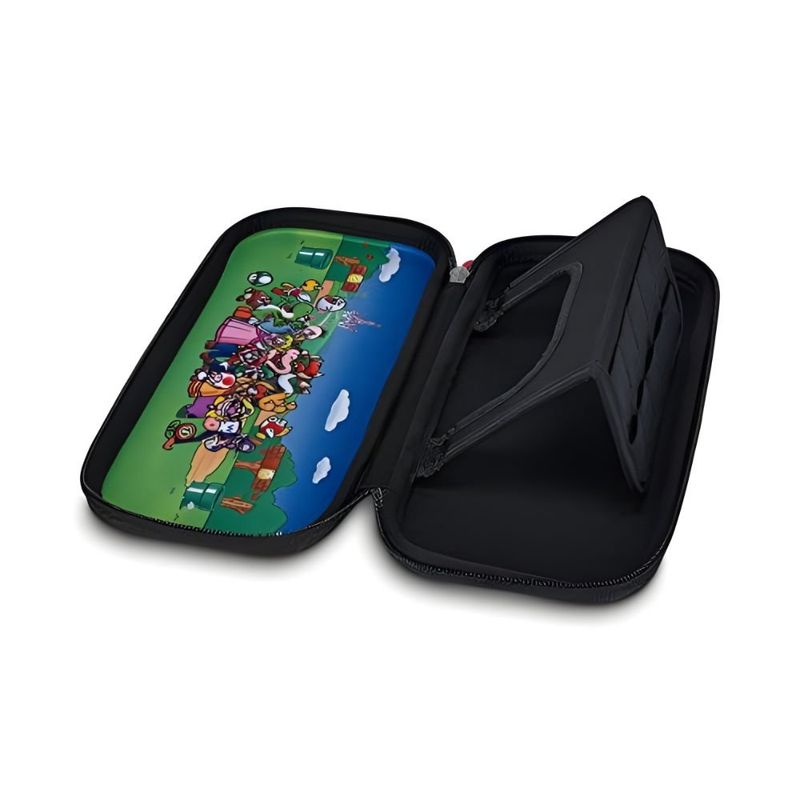 case de proteção para nintendo switch powera oled mario fire ball (mp)