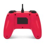 controle com fio nintendo switch power a vermelho (mp)