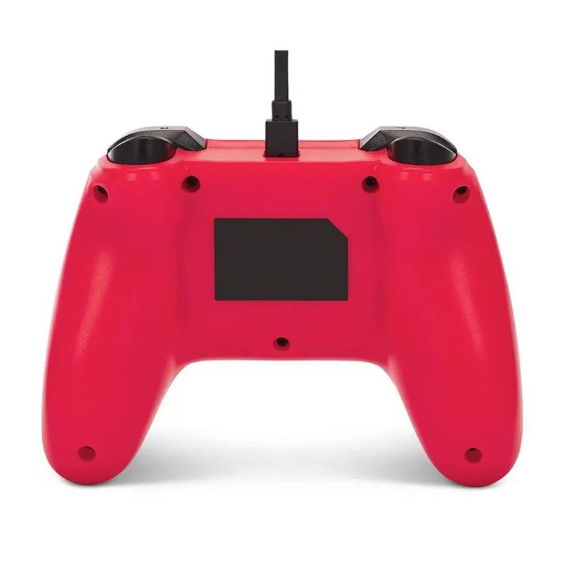 controle com fio nintendo switch power a vermelho (mp)