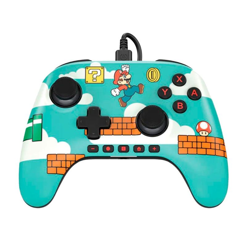 controle com fio nintendo switch 2 power a mario time (mp)