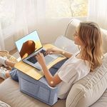 mesa cama pequena fixa cinza up ep t-bi