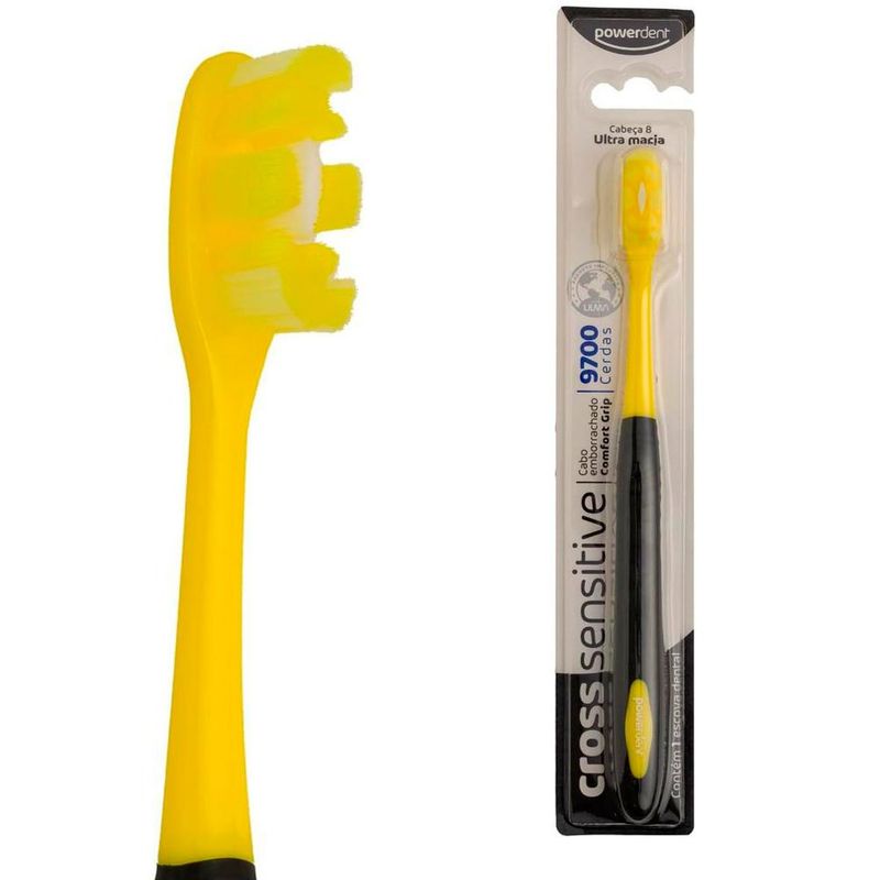 escova dental powerdent cross sensitive cores sortidas