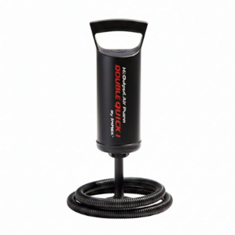 bomba de ar manual wet set com 2 bicos preto (mp)
