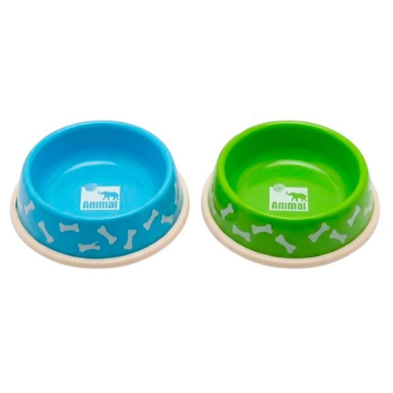 comedouro para cães animal planet antiderrapante 16cm sortido (mp)