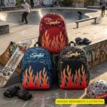 mochila tm sport pack de poliéster 36x46cm sortido (mp)