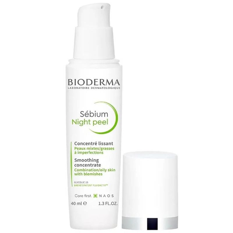 sébium night peel bioderma concentré lissant 40ml