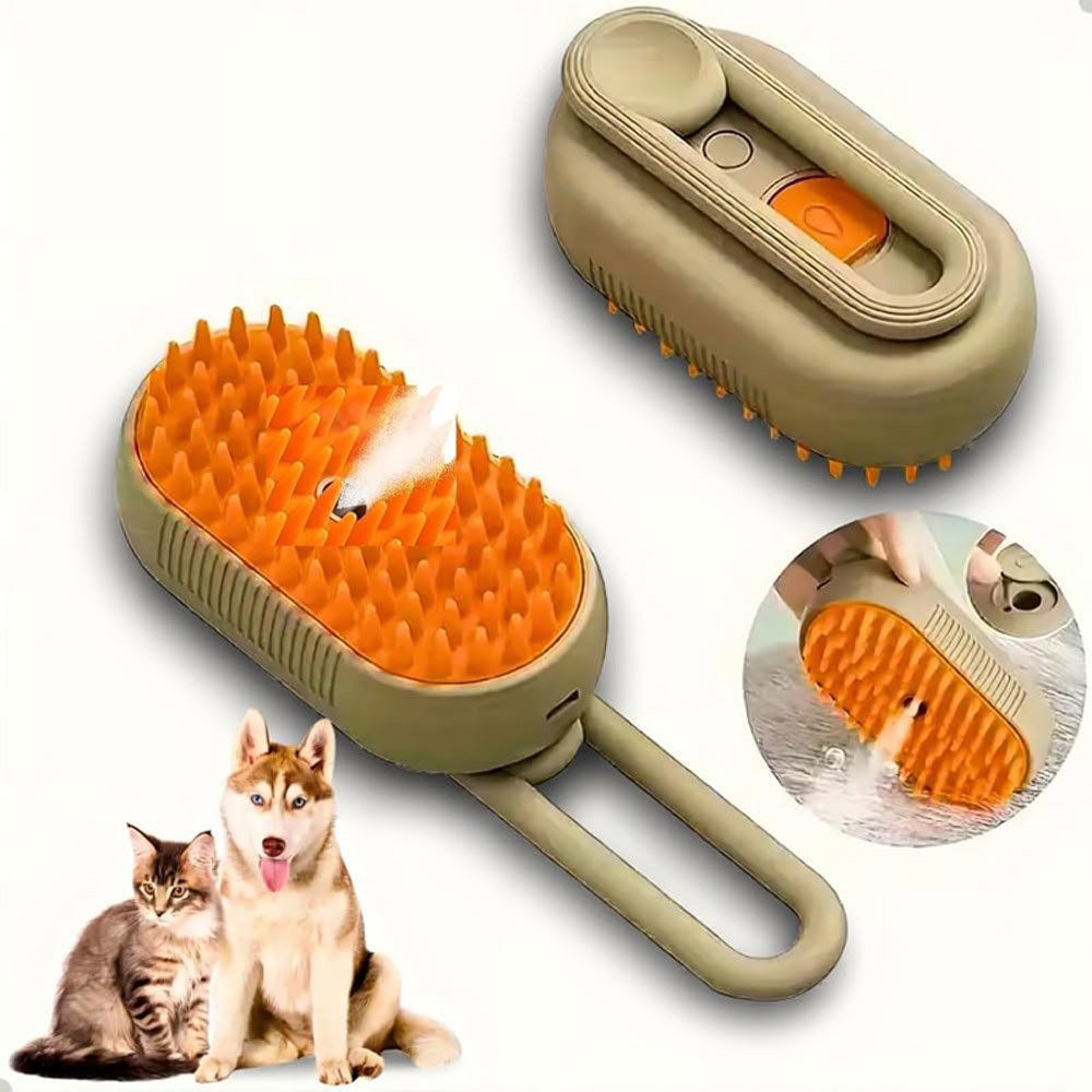 Escova a Vapor Xiongzhi Para Pets Preto E-BI