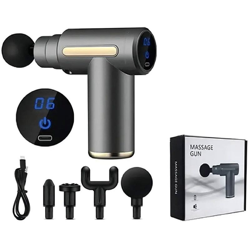massageador portátil xiongzhi preto e-bi