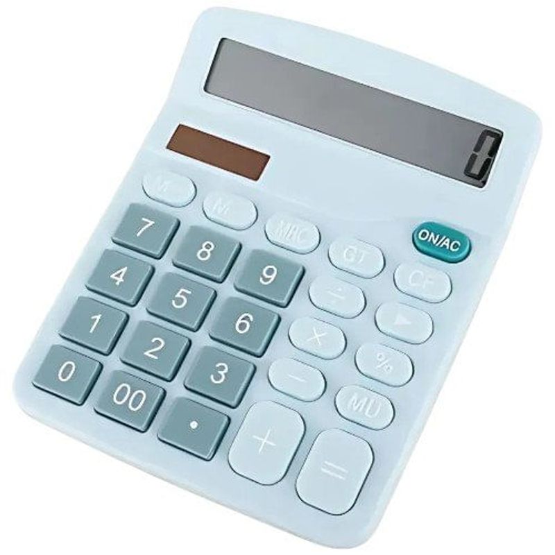 calculadora de mesa xiongzhi azul e-bi