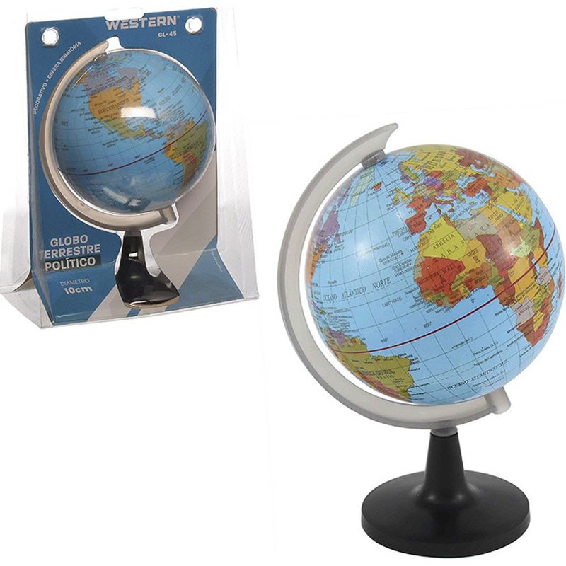 globo terrestre western 10cm gl-45