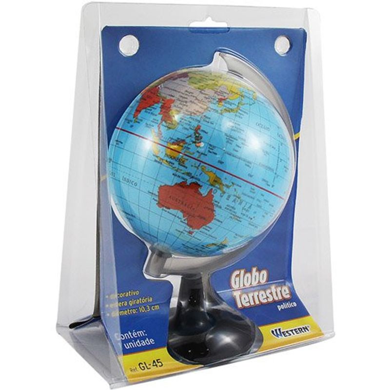 globo terrestre western 10cm gl-45