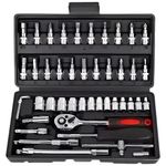 kit de ferramentas xiongzhi 46 peças preto e-bi