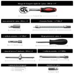 kit de ferramentas xiongzhi 46 peças preto e-bi