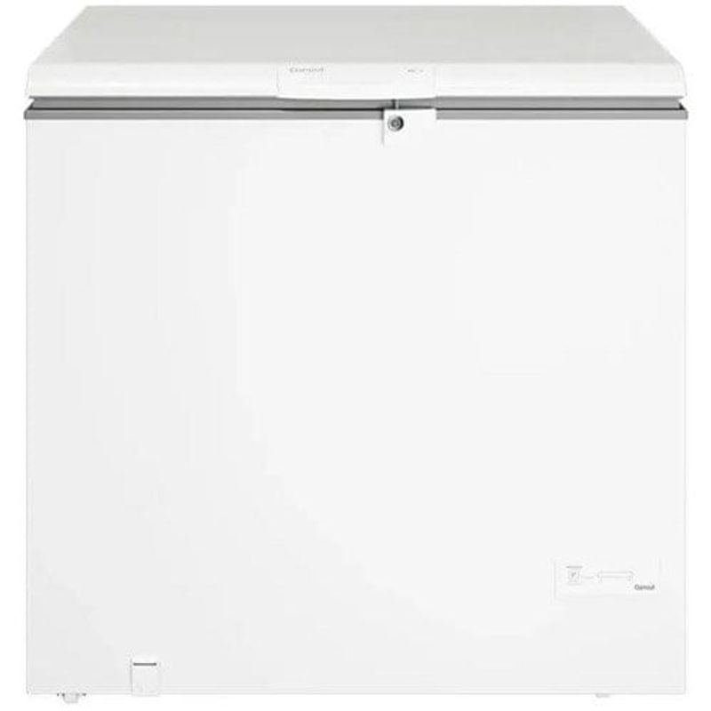 freezer horizontal consul 307 litros branco cha31mbana