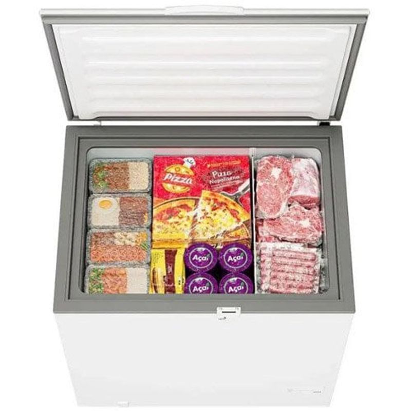 freezer horizontal consul 307 litros branco cha31mbana