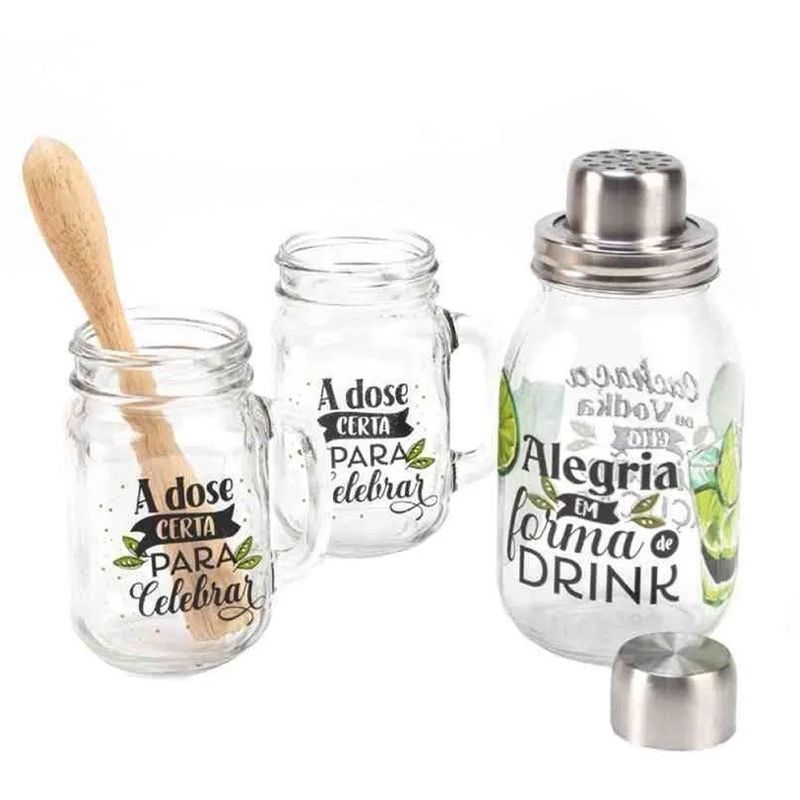 conjunto de 4 peças caipirinha hauskraft caip001
