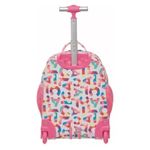 mochila de rodinhas pacific lilica ripilica 45cm colorido 4076 (mp)