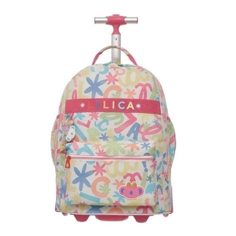 mochila de rodinhas pacific lilica ripilica 45cm 5176 (mp)