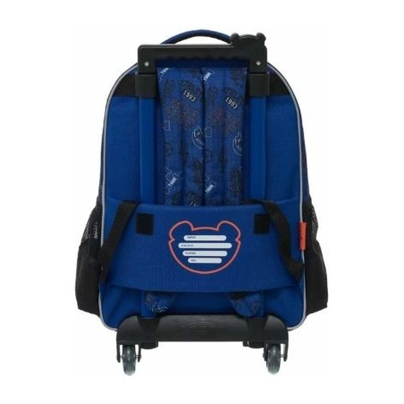 mochila de rodinhas pacific tigor tigre 45cm azul 7s07 (mp)