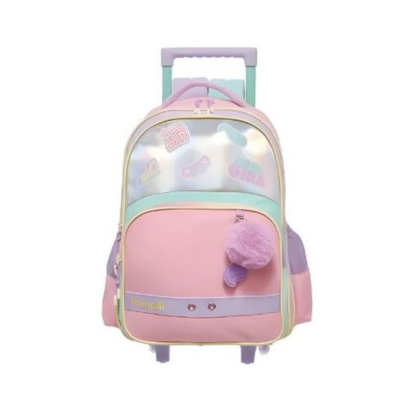 mochila de rodinhas pacific pampili colors 43cm 915a07 (mp)