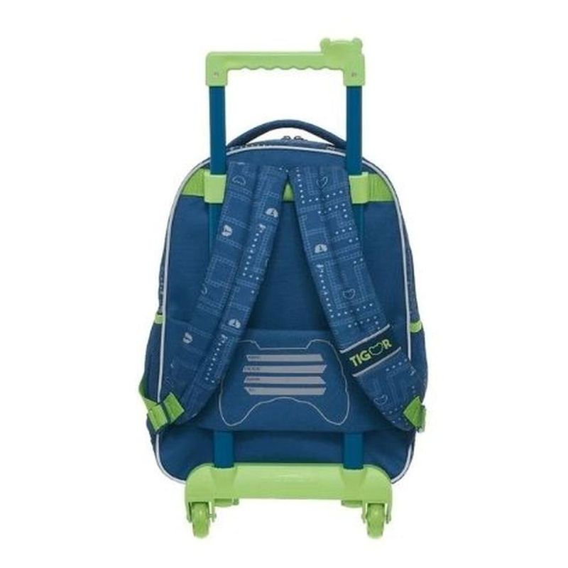 mochila de rodinhas pacific tigor tigre gamer 43cm 7t07 (mp)