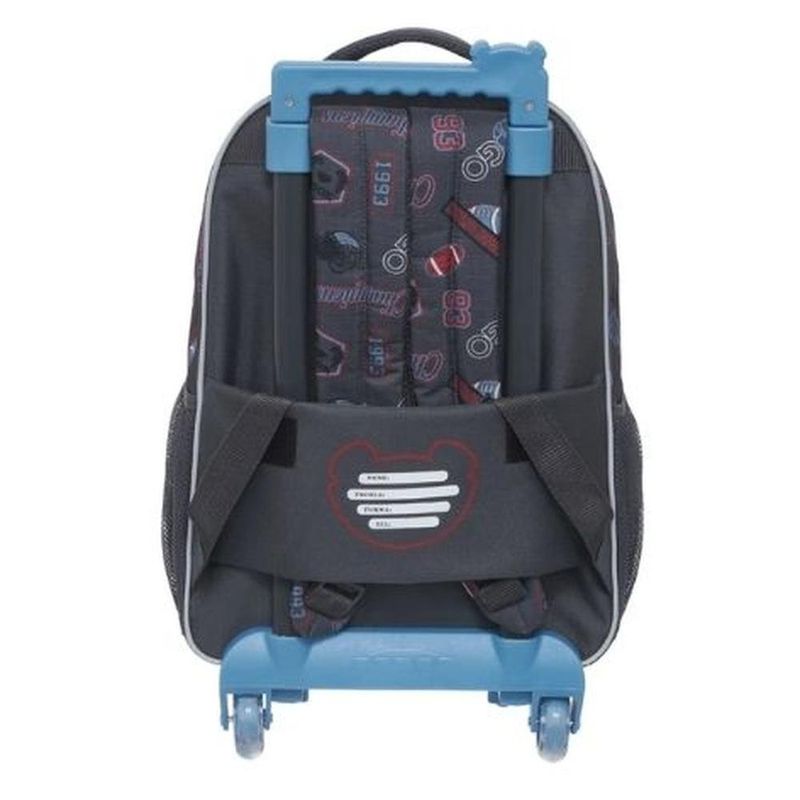 mochila de rodinhas pacific tigor tigre champion 43cm 977u07 (mp)