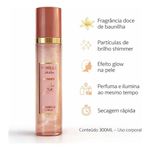 body splash árabe feminino isabelle vanilla shimmer 300ml (mp)