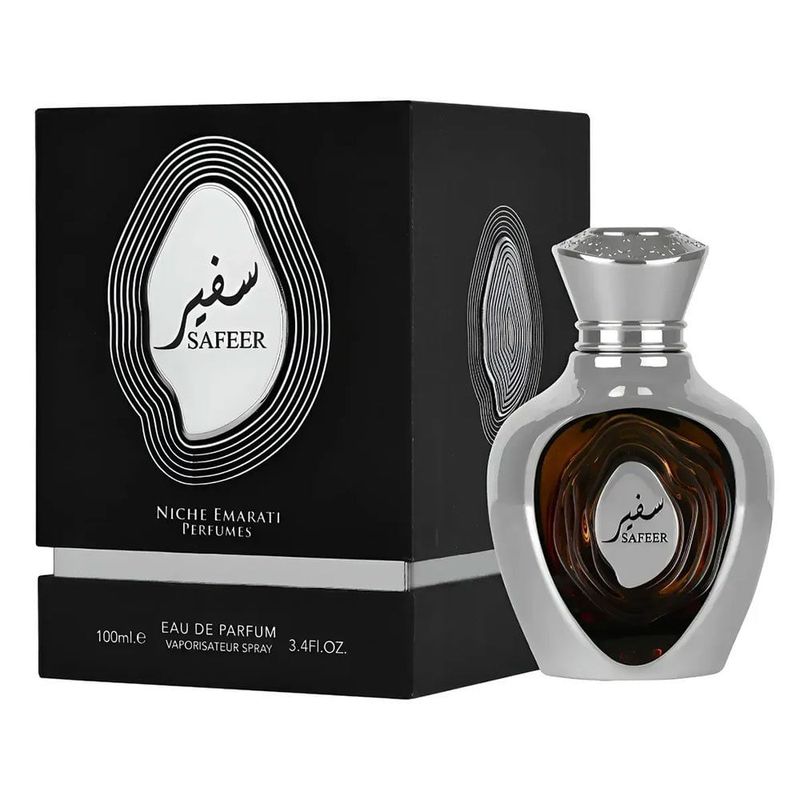 perfume árabe masculino lattafa safeer niche emarati edp 100ml (mp)
