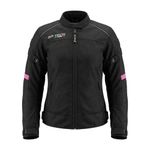jaqueta feminina gp tech vent preto e rosa g (mp)