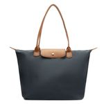 bolsa grande anacapri shopping nylon botão azul (mp)