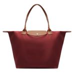 bolsa grande anacapri shopping nylon botão vermelha (mp)