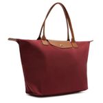 bolsa grande anacapri shopping nylon botão vermelha (mp)