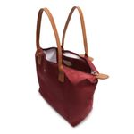 bolsa grande anacapri shopping nylon botão vermelha (mp)