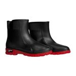 bota de chuva nº 40 gp tech protector life cano médio preto e vermelho (mp)