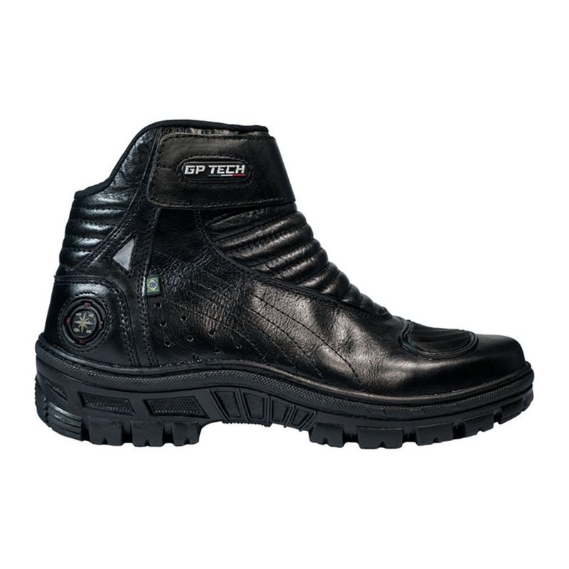 bota gp tech couro nº 42 adventure preto (mp)