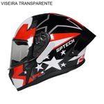 capacete gp tech sense army preto e vermelho 60 (mp)