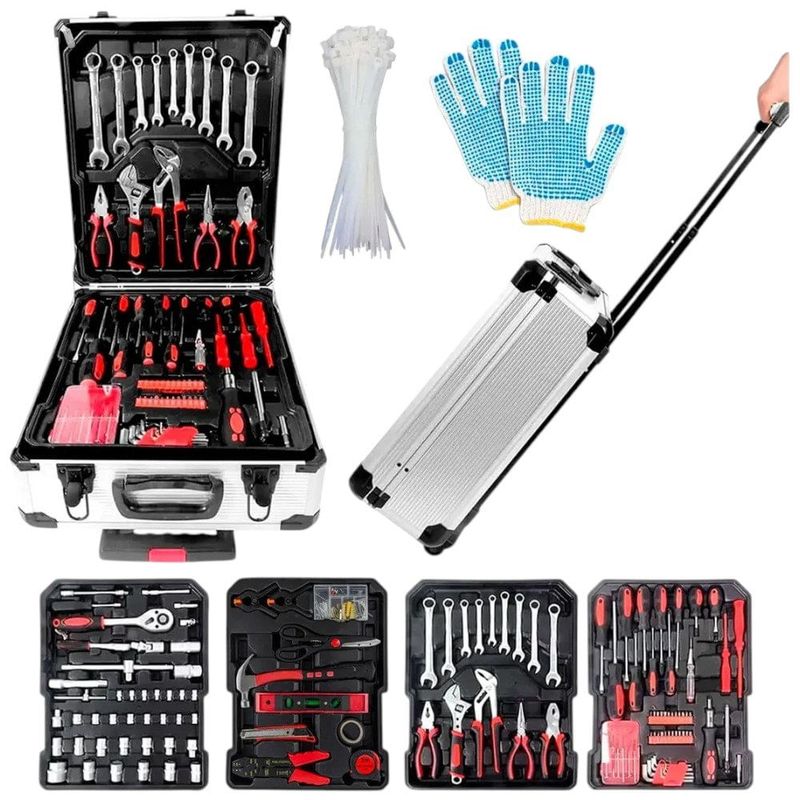 Kit Ferramentas Xiongzhi 399 Peças com Maleta