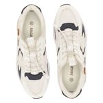 tênis casual feminino nº36 anacapri robusto sporty branco off marinho (mp)