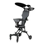 carro de passeio infantil guta guti divertido até 25kg preto dmt6934 (mp)