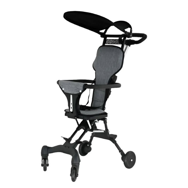 carro de passeio infantil guta guti divertido até 25kg preto dmt6934 (mp)