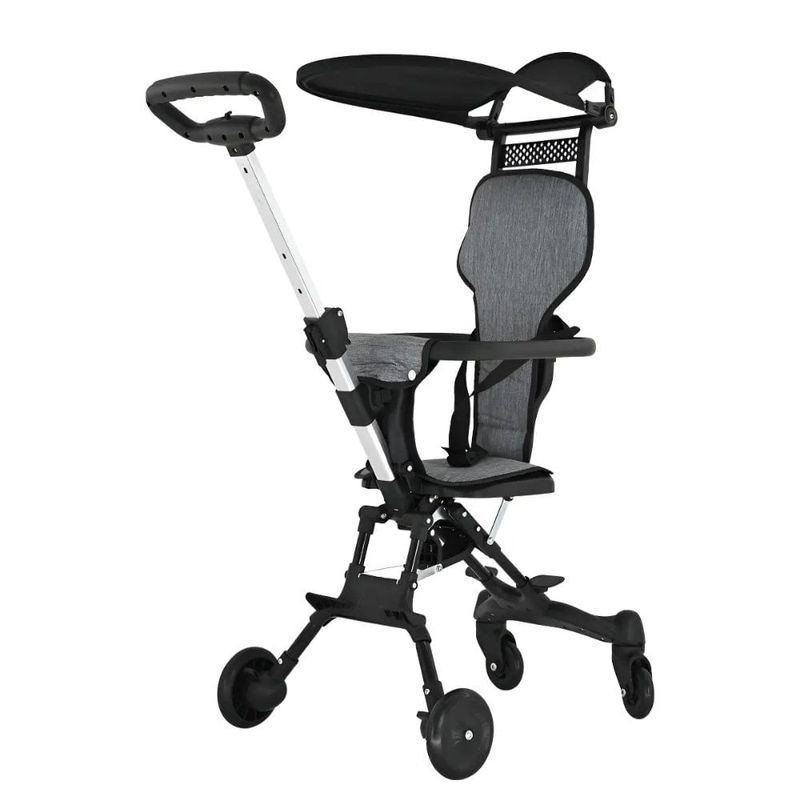 carro de passeio infantil guta guti divertido até 25kg preto dmt6934 (mp)