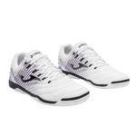 chuteira masculina futsal nº42 joma máxima branco roxo (mp)