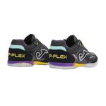 chuteira masculina futsal nº42 joma top flex preto roxo (mp)
