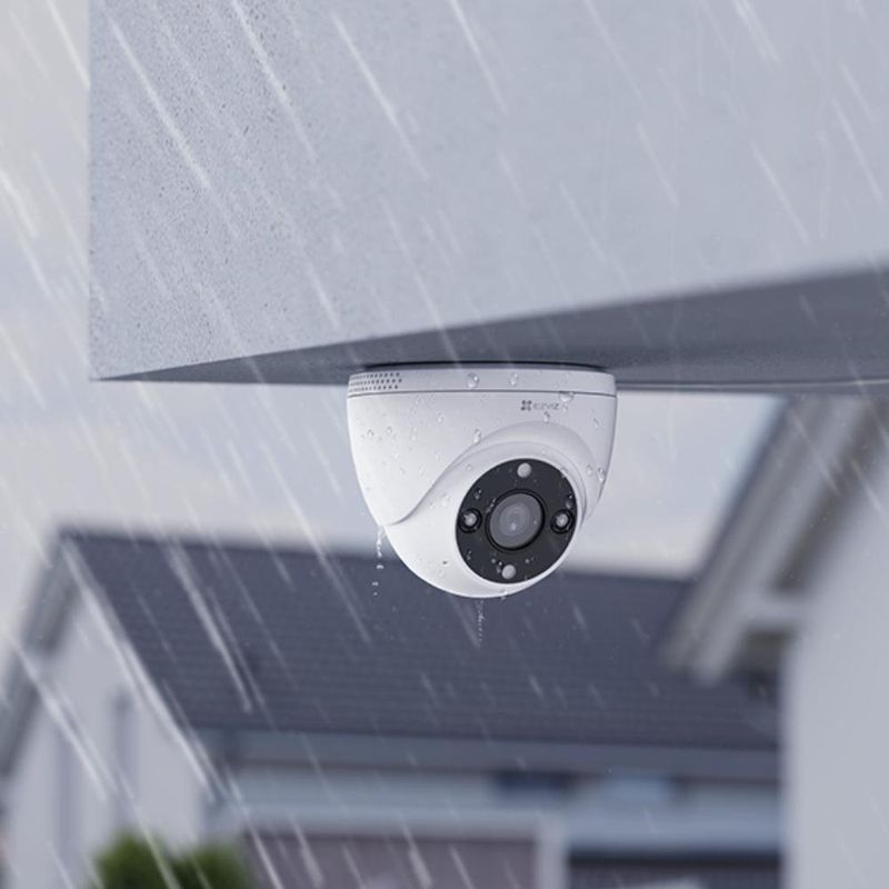 câmera de segurança externa ezviz ip poe h4 2k ip67 h.265 (mp)