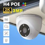 câmera de segurança externa ezviz ip poe h4 2k ip67 h.265 (mp)